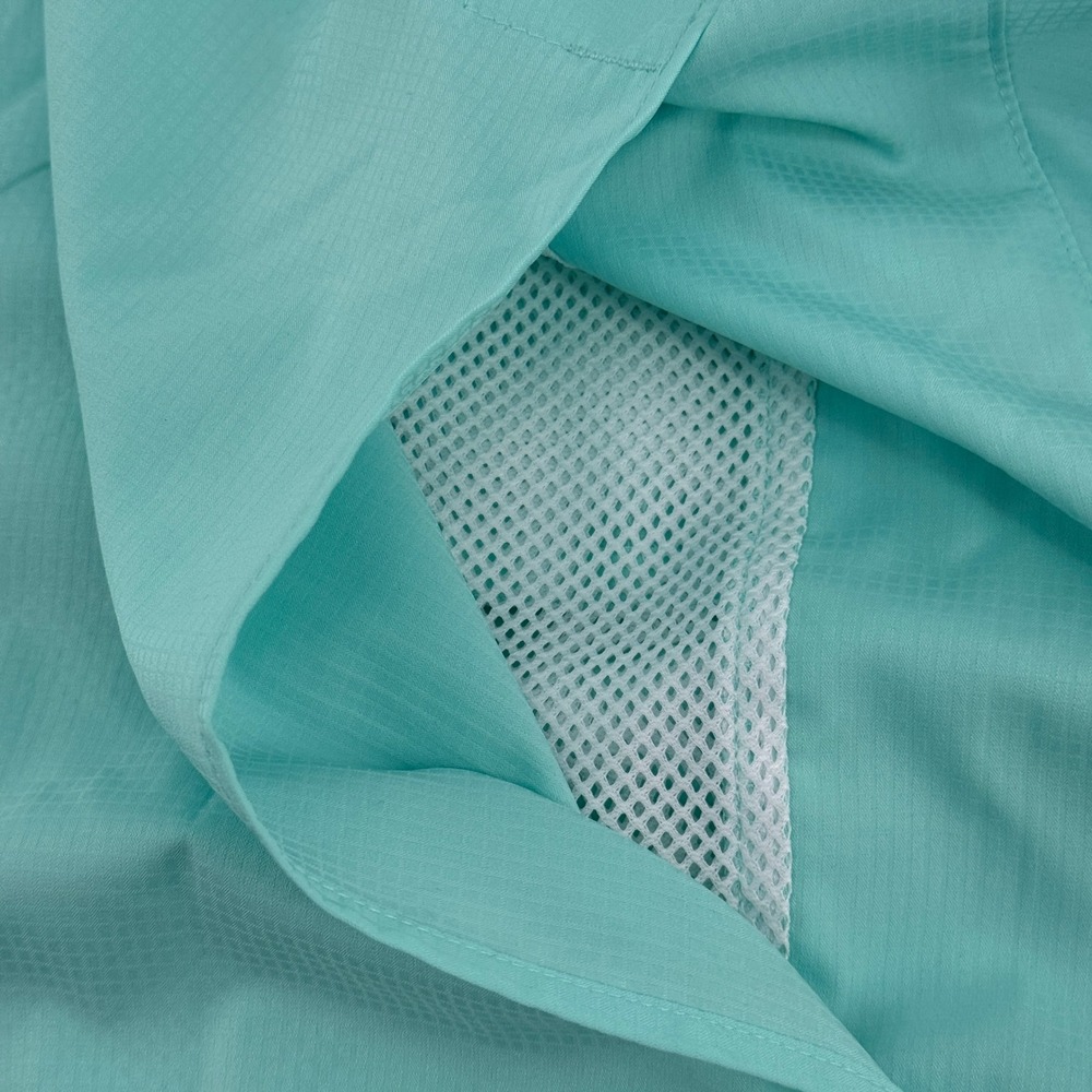 Columbia PFG Tamiami II Fishing Shirt Mens 4X Long Sleeve Aqua Green Omni-Shade - Picture 9 of 13